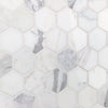 2x2 Honed Calacatta Gold Marble Hexagon Mosaic Tile - MosaicBros.com