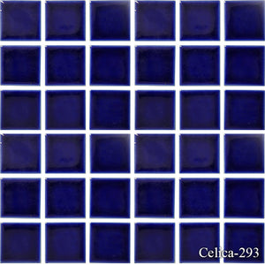Celica Cobalt Blue  2 x 2  Pool Tile Series - MosaicBros.com
