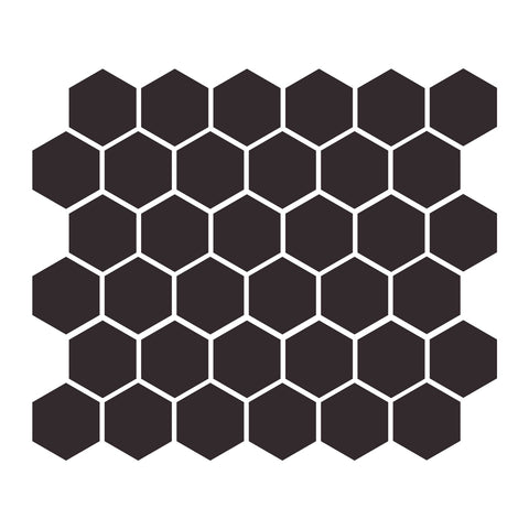 Charcoal 2″ Hexagon Matte