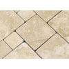Durango Tumbled Travertine Mini Pattern Mosaic Tile (Non-Interlocking).