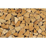 Gold Tumbled Travertine Random Broken Mosaic Tile.