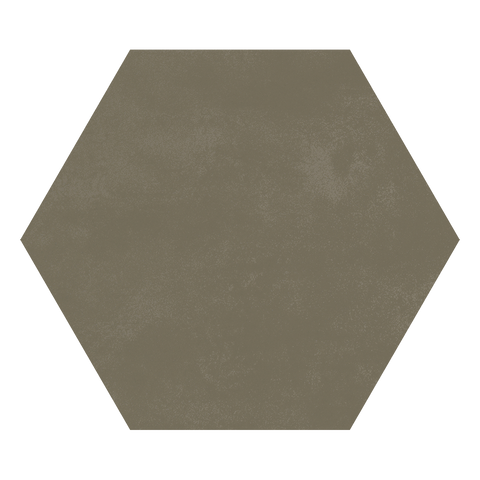 Khaki 9x10 Hexagon