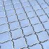 Light Blue Arabesque Porcelain Tile - MosaicBros.com
