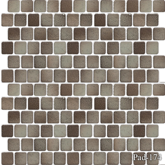 Pad Coconut 1 x 1 Pool Tile Series - MosaicBros.com