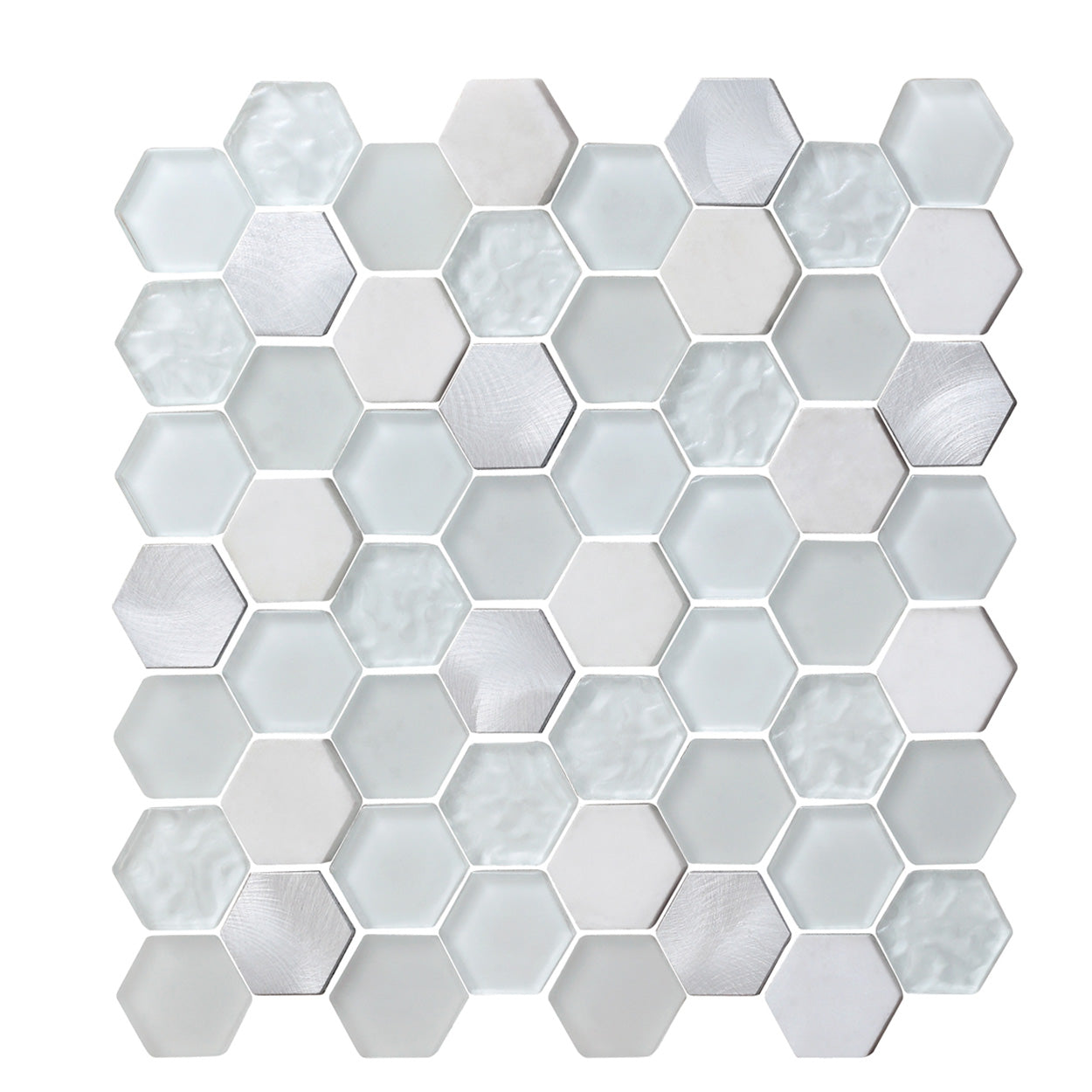 Pearl Metallic 2″ Hexagon