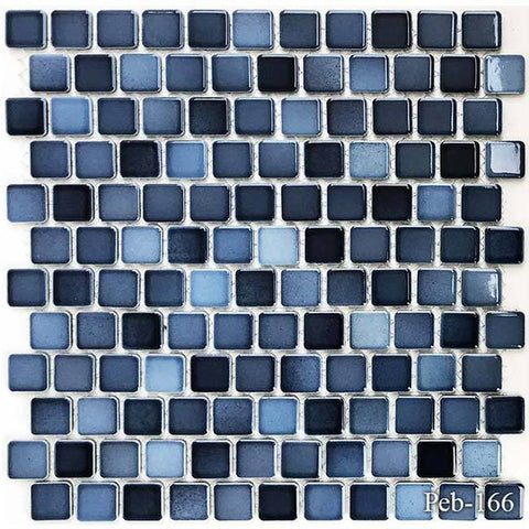 Peb Cobalt Blue 1 x 1 Pool Tile Series.