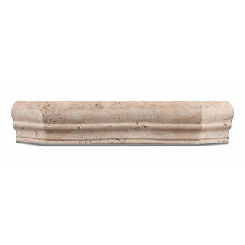 Philadelphia Light Travertine Honed Hand-Made Custom Shower Corner Shelf.