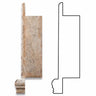 Philadelphia Travertine Honed Hand-Made Custom Shampoo Niche / Shelf - Small.
