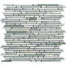 Thassos White Polished Marble Bamboo Sticks  Mosaic Tile (Thassos + Carrara + Ming Green).