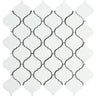 Thassos White Polished Marble Lantern Mosaic Tile.