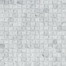 Bianco Carrara Polished Marble 3-D Small Bread Mosaic Tile.