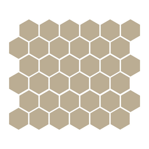 Sand 2″ Hexagon Matte