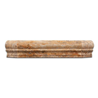 Scabos Travertine Honed Hand-Made Custom Shower Corner Shelf.