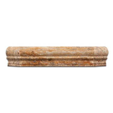 Scabos Travertine Honed Hand-Made Custom Shower Corner Shelf.