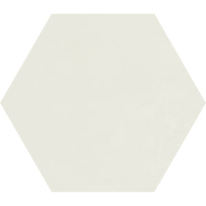 White 9x10 Hexagon