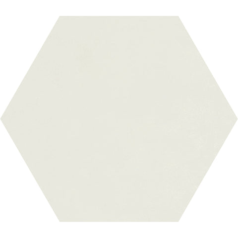 White 9x10 Hexagon