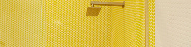 Yellow Penny Round Mosaic Tiles - MosaicBros.com