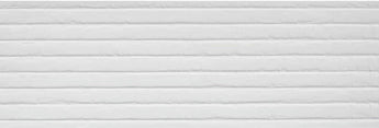White Roca Zen White 16x48 inch floor tile with a smooth matte finish, showcasing a modern, minimalist design.